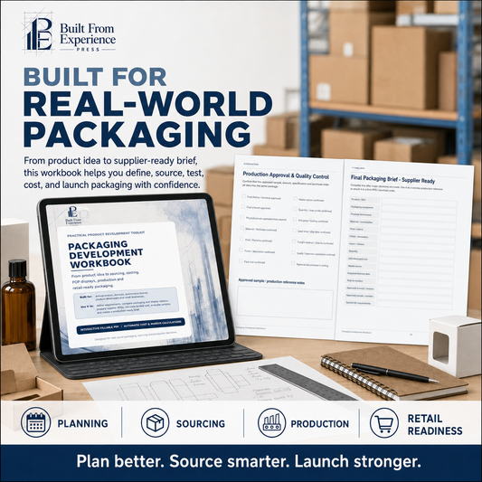 Packaging Development Workbook | Fillable PDF Toolkit